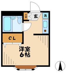 フランシール越野の物件間取画像